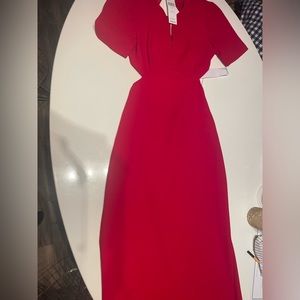 BCBGeneration NWT size 2 red cut out dress
